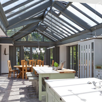 Large Kitchen Conservatory