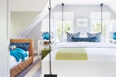 Transitional bedroom photo in Other
