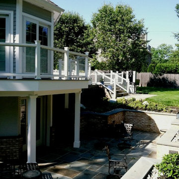 Conservatory Balcony above California Kitchen Terrace