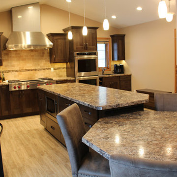 Traditional Kitchen Remodel Done in Hickory