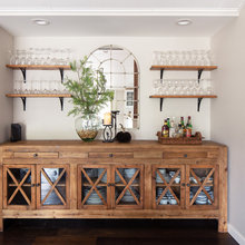 dining room buffet hutch ideas shelves