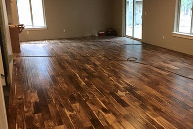 Inspiration for a rustic living room remodel in Other