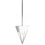Toltec Lighting - Toltec Lighting 1503-CH-LED18C Neo - 12" 5W 1 LED Stem Pendant - Neo 1 Light Stem Pendant With Hang Straight Swivel Shown In Chrome Finish With Amber Antique LED Bulb.No. of Rods: 5Assembly Required: TRUE Canopy Included: TRUE Canopy Diameter: 5.00Rod Length(s): 18.00* Number of Bulbs: 1*Wattage: 5W* BulbType: LED* Bulb Included: Yes