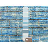 Powder Blue, Moroccan Berber, Wool, Hand Knotted Oriental Rug, 8'x10'9"