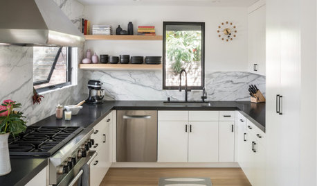 Kitchen of the Week: Clean Contemporary Style in Black and White