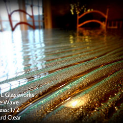 1/2" Thick Textured Glass Tabletop - Everyday Glasses