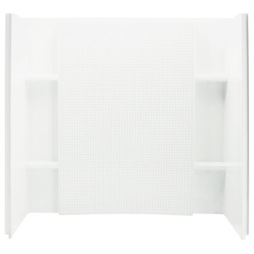 Sterling 71164100 Accord 60" x 36" Vikrell Shower Wall Set - White