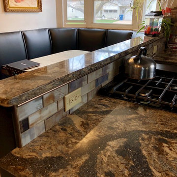 Walcott IA Kitchen Remodel Koch Driftwood Cambria Harlech Kitchenaid