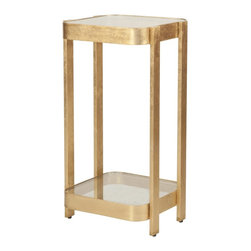 Worlds Away - Worlds Away Sheldon Two Tier Side Table - Side Tables And End Tables