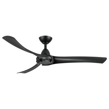 Wind River WR1461 Droid 52" 3 Blade Hanging Indoor Ceiling Fan - Matte Black