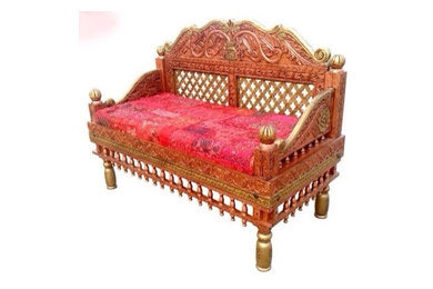 Indoor home decor wooden furniture Indian art