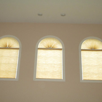 Custom Shaped Honeycomb Shades