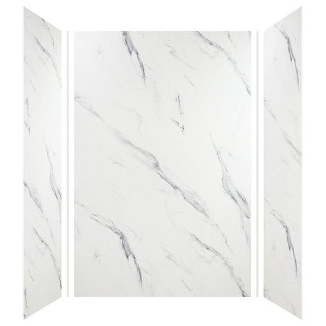Transolid Expressions Shower Wall Kit, Bianca, 36"x48"x72"