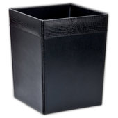 Leather Trash Can - 5 For Sale on 1stDibs  black leather trash can, gucci  trash can, leather wastebasket