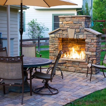 Patio and Fire place