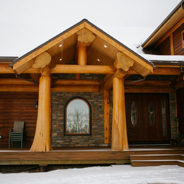 The Alberta Ranch Post & Beam Design