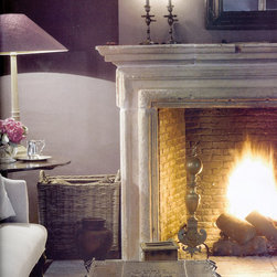 Firebox Stone inserts Herringbone & More (Mediterranean Style) - Indoor Fireplaces