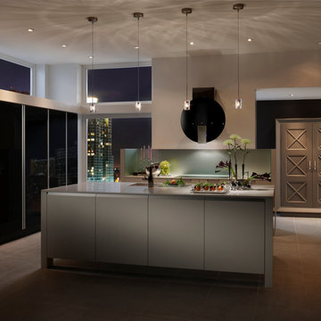 High Gloss Contemporary Kitchen