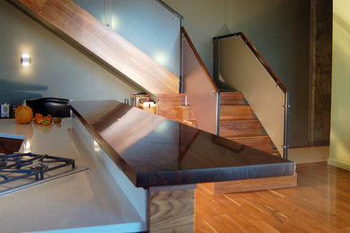 Minimalist staircase photo in Kansas City
