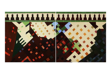 'Maroc' Original Painting Diptych