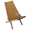 GloDea Outdoor Foldable Lounge Chair X36, Light Brown