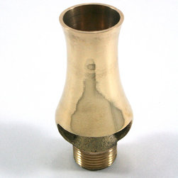 3/4" Fixed Position Brass Serac Nozzle - Outdoor Fountain And Pond Accessories