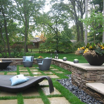 Contemporary Steel Lounge