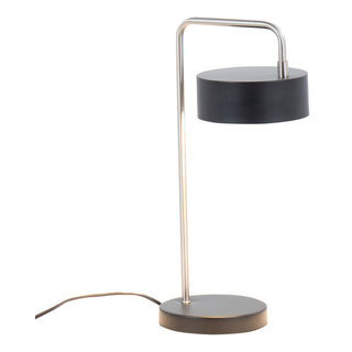 Alessandro Volta in Black Battery Powered Table Lamp