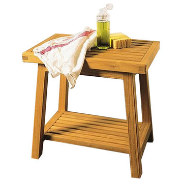 Bath Stool, Side Table, Shower Bench, 18"