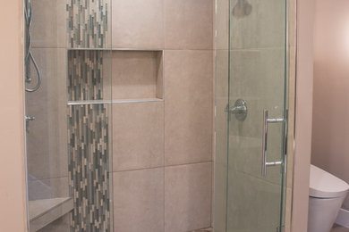 Example of a classic bathroom design in Other