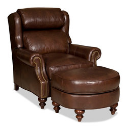 Leather Chairs and Ottomans - Products