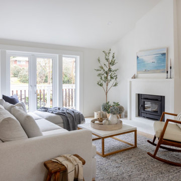 Edgemont living room and fireplace
