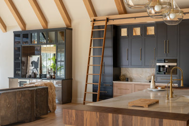 Kitchen - transitional kitchen idea in Other