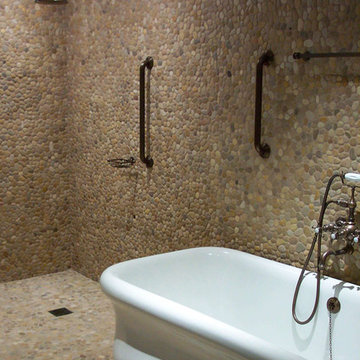 Classic Pebble Tile Bathrooms