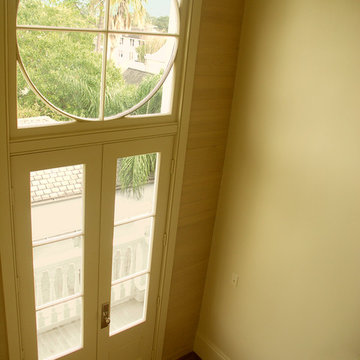 St. Charles Avenue Residence - stairwell and juliet balcony