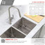 STYLISH 30" Premium Handcrafted Undermount 16G Stainless Steel Sink With Grids