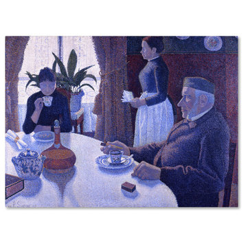Paul Signac 'Breakfast' Canvas Art, 47 x 35