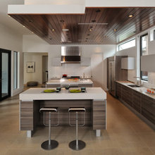 Kitchen - wood ceiling ideas