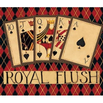 "Royal Flush" Print, 12"x12"