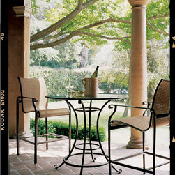 Brown Jordan Aegean Bar Table and Chairs - Outdoor Products