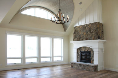 Living room - shabby-chic style living room idea in Other