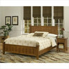 Home Styles Arts and Crafts Queen Bed and Night Stand in Cottage Oak