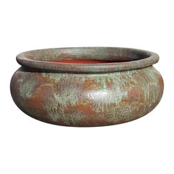 Mexican Perugia Bowl Moss - Outdoor Pots And Planters