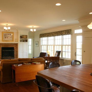 New Old Farmhouse: Family Room and Kitchen