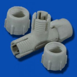 3-Way "T" Connector For LED Rope - Light Bulbs