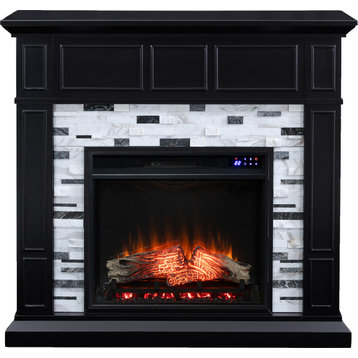 Drovling Electric Fireplace - Marble