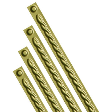 PVC Grid Covers, Pack of 24 Pieces, G3, Brass