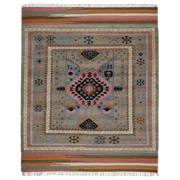 Jaipur Living Clovelly Hand-Knotted Medallion Taupe/Multicolor Area Rug, 10'x14'