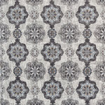 Rugs America - Rugs America Celestia CA90A Vintage Traditional Sweet Gray Area Rugs, 8'x10' - The eye-catching Sweet Gray area rug offers a transitional style of blooming motifs and intricate detail. Subtle pops of blue are bathed in misty hues of gray to create an ethereal tonal design, while a playful floral pattern makes this floor piece an ideal addition to a child's play space or bedroom. Pair this lavish pattern and sophisticated color palette with ashy woods or natural leathers for a grounding, earthy vibe. Alternatively, couple this design with mirrored furnishings for a more glamorous look.Features