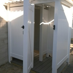 Shower enclosure and changing room - Outdoor Structures